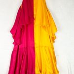 Anthropologie Anthro Pinnacle By Shruti Sancheti Mockneck Colorblock Ruffle Dress Size XL NEW Photo 7