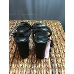 Wild Fable  Platform Wedge Sandals Women's 9 Black Leather Crisscross Ankle Strap Photo 3