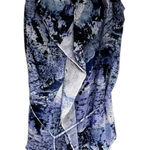 Vera Wang Simply Vera  Abstract Blue and Black Dress Photo 0