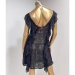 Victoria's Secret  Women's Black Crochet Lace Swim Beach Cover Up Dress Size L Photo 1