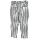 Madewell  Linen Cotton‎ Paperbag Waist Striped Pants Size 12 Nautical Beachy Photo 6