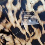 Jones New York Leopard Print Top with Tie Waist NWOT Size Large Leopard Top Photo 8