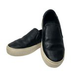 UGG  Jass Black Leather Slip-On Sneaker 7 Photo 0