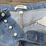 Zenana Outfitters  Light Blue Distressed Jean Shorts Photo 5