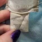 Altar'd State Long Sleeve Scoop Neck Light Blue Sweatshirt Oversized Size XS Photo 5