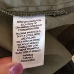 Caslon  Women's Embroidered Olive Green‎ Camo button up collared jacket size SM Photo 12