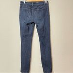 Ann Taylor  The Skinny Modern Fit Mid Rise Jeans Womens 8 Blue Denim Casual Zip Photo 5