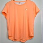 Under Armour HeatGear Athletic Short Sleeve Top Women’s Large Cut Out Back Photo 2