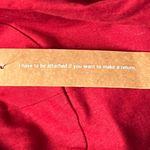 o.p.t. Kourtney Linen Blend Midi Dress Burgundy Red Size 8 Photo 8