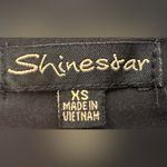 Shinestar  Shiny Black Ankle Leggings Women's Sz XS Photo 7