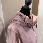 Columbia  Isabella Lake Long Line Windbreaker Jacket Lightweight Pink Hooded‎ M Photo 4