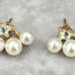 ZARA  Gold Pearl Stud Star Drop Dangle Earrings Fashion Jewelry JB2-88 Photo 0