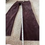 Theory NWT Pants Women's Merlot Suede Leather Fully Lined Bootcut size 4 Photo 8