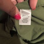 Apt. 9  Womens Button Up Olive‎ Green Short Sleeves Collar Pleated size 1X Photo 3