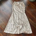 Lucy Paris  champagne /copper Sequin maxi Skirt Photo 0