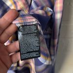 The North Face  shirt NEW large Flannel Camp Shirt Nature Magic Purple Plaid Photo 6