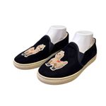 Soludos  Blue Velvet Llama Slip On Sneakers US‎ 7.5  EU 38 Casual Shoes Photo 1