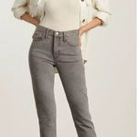 Everlane  Organic Cotton The 90’s Cheeky Crop Jean Acid Gray Size 28 Photo 0