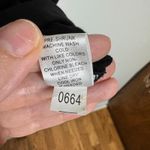 Lulus LuLu B Top Women 1X Black Button Up 3/4 Sleeve Cotton Spandex Tunic Lagenlook Photo 3