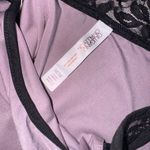 Gilligan & O'Malley Lavender Chemise with Black Lace Trim Purple Size M Photo 5