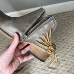 FREEBIRD by Steven  Jojo Leather Booties in Stone Color Lace Back Women’s Size 9 Photo 9