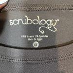 Scrubology Gray Long Sleeve Stretch Medical Scrub Pullover Top Women Sz XS Photo 5