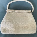 Vintage Beaded Evening Bag White Photo 3