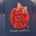 Simply Southern  Tee Shirt Teacher Apple Top Photo 1