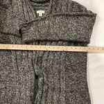 kim rogers  heather charcoal grey crocheted sweater over jacket Photo 5