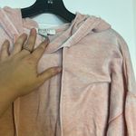 Forever 21 MD Light Pink Hood Cropped Pull Over Photo 2