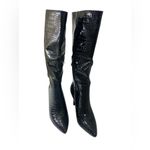 Women’s 6.5 Black Glossy Faux Photo 1