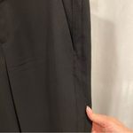 Lord and Taylor Vintage  wide leg flowy luxury dressy pants black tuxedo stripe Photo 8