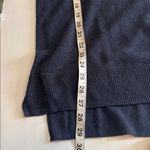 Joe Fresh  NWTS BLUE SHORT SLEEVE V NECK TOP HI LO HEM LINEN RAYON COTTON SIZE SM Photo 9