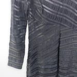 Reiss  Black Striped Long Sleeve Sheath Dress Photo 8