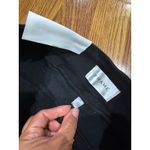 Frame The Jetset Wide Crop Pants in Sheen Noir Black Size 1 Stretch Pull-On Photo 5