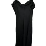 Vintage KiKi USA Black Polyester Formal Dress Size L Photo 4