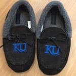 KU Black Fleece Lined Slippers Size 11 Photo 0