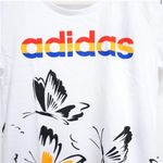 Adidas x FARM Womens Rio Butterfly T-Shirt Small Photo 2