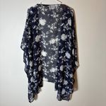 Lane Bryant  Floral Chiffon Kimono One Size Photo 4