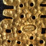 KJL Kenneth Jay Lane Signature Coptic Cross Gold Photo 6