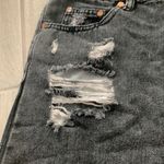 Brooklyn Karma  distressed denim skirt Photo 3