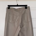 Aritzia Wilfred 6 taupe beige leather pants faux Melina nwot Tan Photo 3
