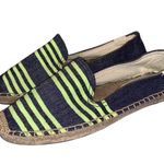 Soludos NWT  x Lemlem Denim Striped Espadrilles Photo 2