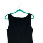 Black Halo  Kasia Peplum Cropped Jumpsuit Sleeveless Ruffle Black Size 12‎ Photo 8