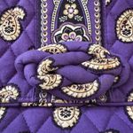 Vera Bradley  Purple Paisley Quilted Clutch Photo 1