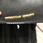 Christian Siriano Black Faux Leather Backpack Photo 1