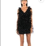 Akira Black Feathered Sleeveless Top Photo 3