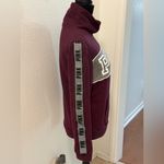 PINK - Victoria's Secret PINK by Victoria’s Secret Maroon Mock Turtleneck Sweatshirt w/ Front Pocket Photo 1