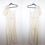 Tularosa NEW  Bobbi jumpsuit rose pink stripe women’s‎ size large Photo 2