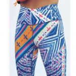 Free People Movement Ski Lose Control Blue/Orange Apres Leggings Size S Photo 2